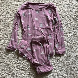 Kyte Mulberry Antarctic two piece long sleeve toddler pajama set